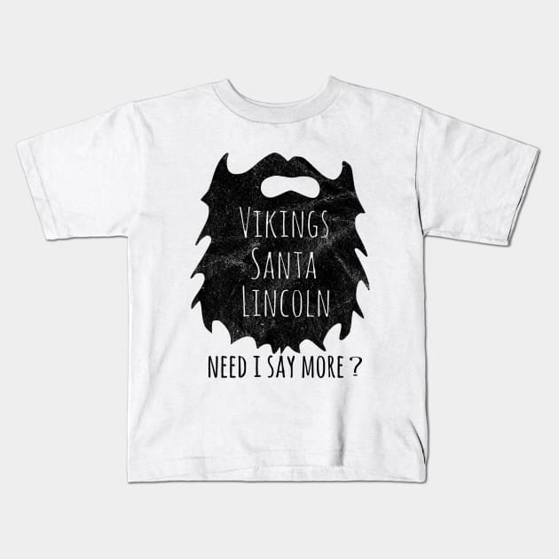 Beard funny quote, bearded men, beard lovers Kids T-Shirt by FreckledBliss